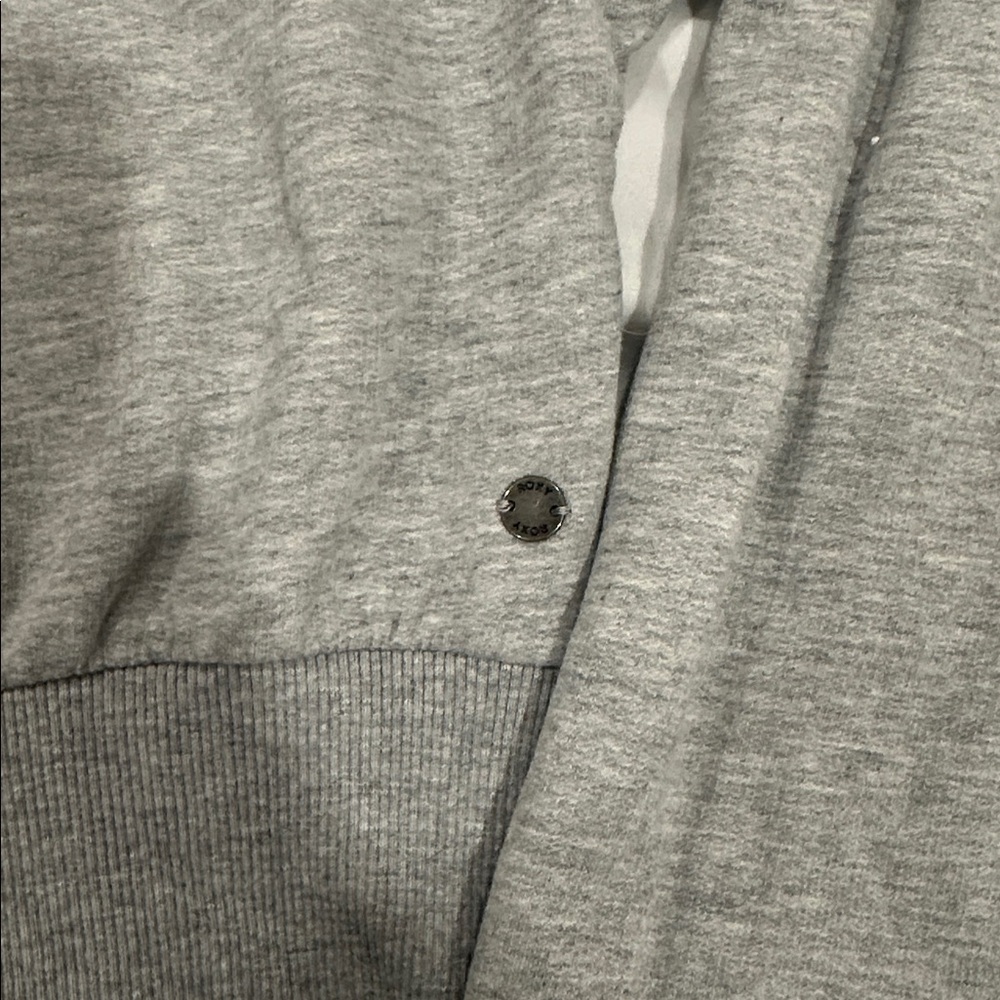 Grey Roxy zipped sweater medium - Picture 2 of 5